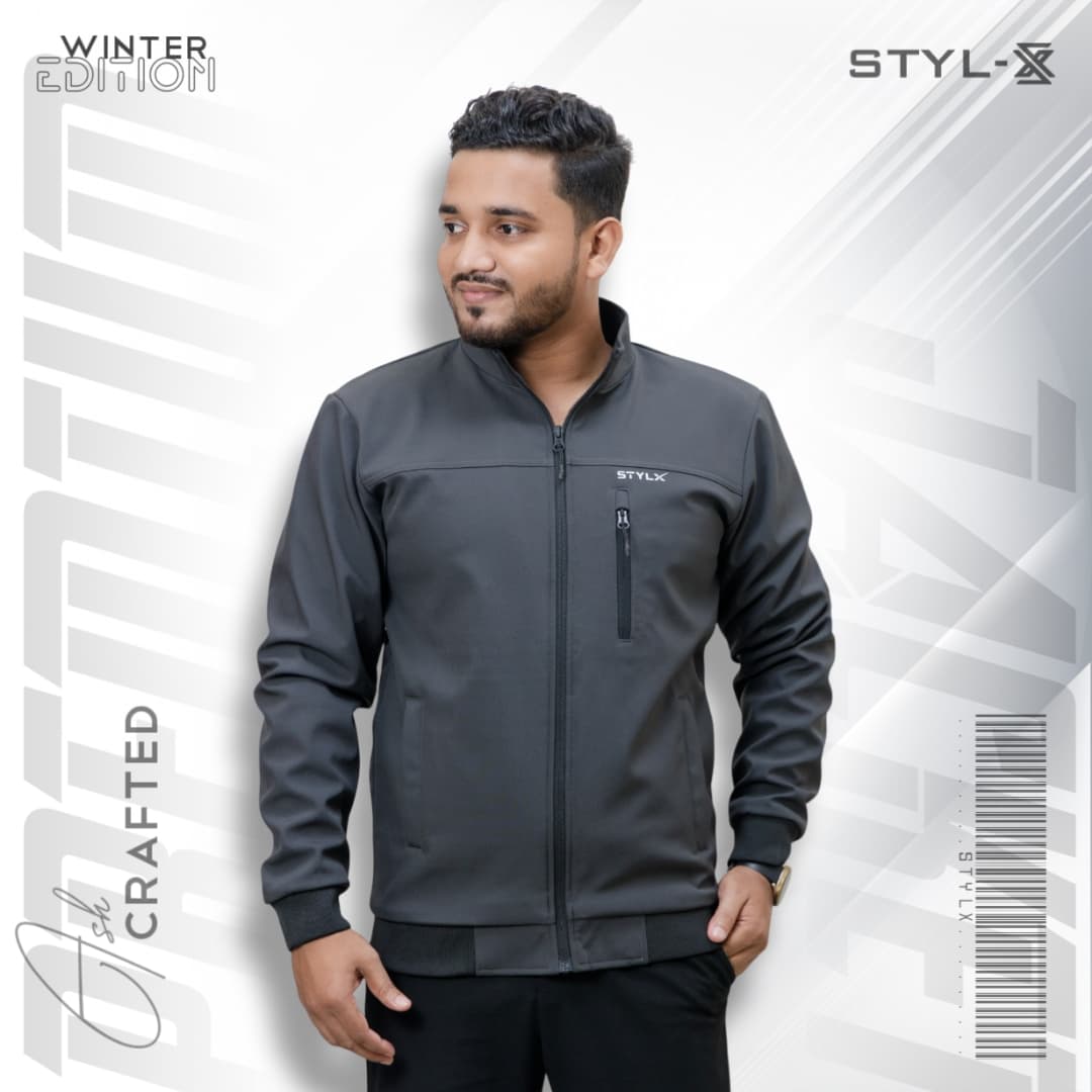 Mens Premium Jacket - Elegant Ash